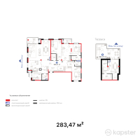 ЖК Hyde Park Shymkent — 5-ком 283,5 м² (от 239 532 150 тг)