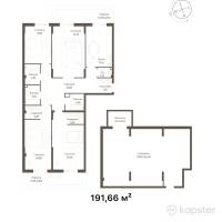 КД Privilegia — 4-ком 191,7 м² (от 344 988 000 тг)