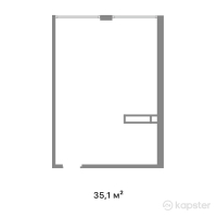 ЖК Alatau Plus — 1-ком 35,1 м² (от 17 578 080 тг)