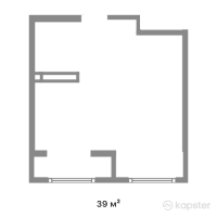 ЖК Kenesary — 1-ком 39 м² (от 17 117 100 тг)