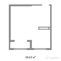 ЖК Kenesary — 1-ком 39,5 м² (от 17 345 328 тг)