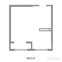 ЖК Kenesary — 1-ком 40,5 м² (от 17 775 450 тг)