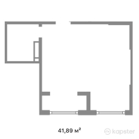 ЖК Kenesary — 1-ком 41,9 м² (от 18 385 521 тг)