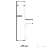 ЖК Kenesary — 1-ком 47,4 м² (от 20 786 304 тг)