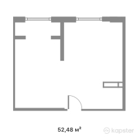 ЖК Kenesary — 2-ком 52,5 м² (от 23 033 472 тг)