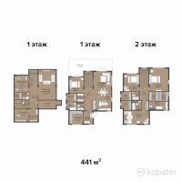 КГ Baganashil Hills — 5-ком 441 м² (от 291 060 000 тг)