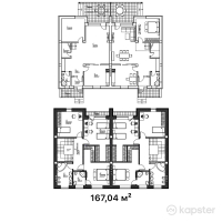 КГ Тулпар — 5-ком 167 м² (от 66 816 000 тг)