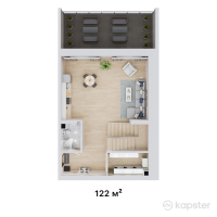 ЖК Belgravia — 3-ком 122 м² (от 86 273 200 тг)