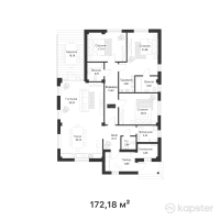 КГ Nova Village — 5-ком 172,2 м² (от 103 958 840 тг)