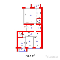 ЖК Alatau Park — 4-ком 106,5 м² (от 42 600 000 тг)