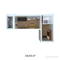 ЖК ABAI CITY — 1-ком 29,5 м² (от 12 655 500 тг)