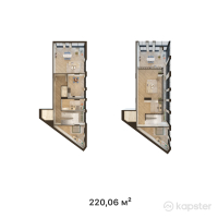 КД Soho 14 — 5-ком 220,1 м² (от 264 072 000 тг)