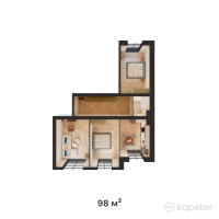 ЖК Manhattan — 3-ком 98 м² (от 30 380 000 тг)