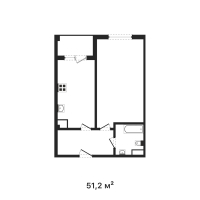 ЖК Buta Legacy — 1-ком 51,2 м² (null)