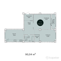 ЖК Ertis — 2-ком 90 м² (от 40 518 000 тг)
