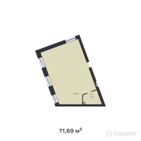 ЖК ALTYN ADAM — 2-ком 71,7 м² (null)