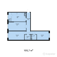 ЖК MEREI — 3-ком 105,7 м² (null)