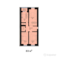 ЖК ЕЛИМ АЙ — 3-ком 83 м² (от 21 580 000 тг)
