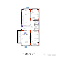 ЖК Arena Style — 4-ком 108,7 м² (от 56 213 410 тг)
