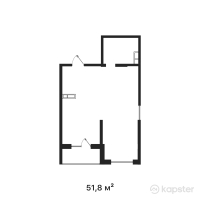 ЖК Buta Flame — 2-ком 51,8 м² (от 21 238 000 тг)