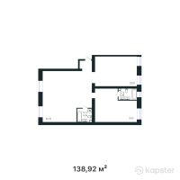ЖК GAKKU — 4-ком 138,9 м² (от 74 322 200 тг)