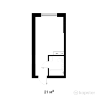 ЖК Elaman — 1-ком 21 м² (от 13 500 000 тг)