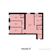 ЖК QAIYNDY — 4-ком 140,9 м² (от 51 702 960 тг)
