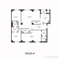 ЖК Highvill Gold Ishim — 4-ком 214,3 м² (от 174 629 225 тг)