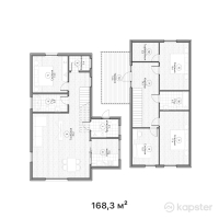 Эко-поселок Barn Ville — 5-ком 168,3 м² (от 102 213 639 тг)