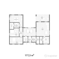 Эко-поселок Barn Ville — 5-ком 177,3 м² (от 107 679 609 тг)