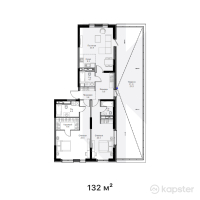 ЖК Keruen City — 4-ком 132 м² (от 72 468 000 тг)