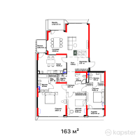 ЖК El Monte — 4-ком 163 м² (от 265 690 000 тг)