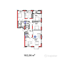 ЖК GreenLine. 4YOU — 5-ком 162,1 м² (от 106 959 600 тг)