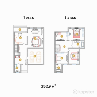 КГ Tumar Grand Village — 5-ком 252,9 м² (от 209 907 000 тг)