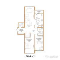 ЖК Legenda — 3-ком 98,4 м² (null)