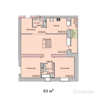 ЖК Life Park — 3-ком 93 м² (от 30 225 000 тг)