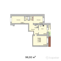 ЖК Life Park — 3-ком 96,9 м² (от 31 499 000 тг)