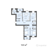 ЖК ALASH — 4-ком 123 м² (от 29 520 000 тг)