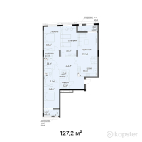 КД Lavander — 4-ком 127,2 м² (от 73 776 000 тг)