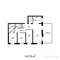ЖК ZANGAR — 4-ком 142,2 м² (от 121 288 070 тг)