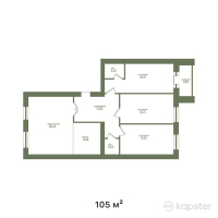 ЖК Life Garden — 4-ком 105 м² (от 73 500 000 тг)