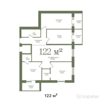 ЖК Life Garden — 4-ком 122 м² (от 85 400 000 тг)