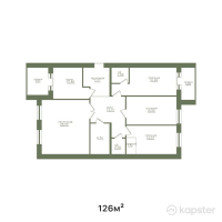 ЖК Life Garden — 4-ком 126 м² (от 88 200 000 тг)