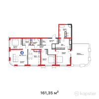 ЖК Avenue 32 — 4-ком 161,4 м² (от 161 350 000 тг)