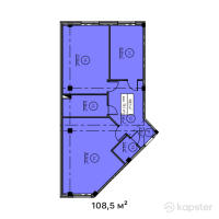 ЖК Parasat Residence — 4-ком 108,5 м² (от 42 315 000 тг)