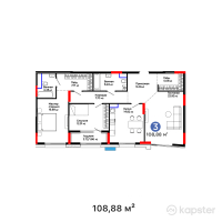 ЖК Nexpo Aura — 3-ком 108,9 м² (от 96 032 160 тг)