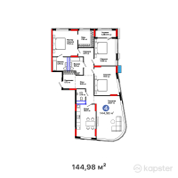 ЖК Nexpo Aura — 4-ком 145 м² (от 135 411 320 тг)