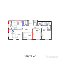 ЖК Nexpo Aura — 5-ком 166,3 м² (от 133 514 810 тг)