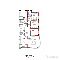 ЖК Nexpo Aura — 5-ком 213,7 м² (от 233 168 520 тг)
