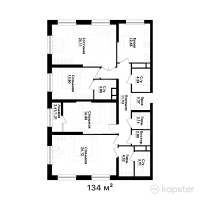 ЖК Berekeli — 4-ком 134 м² (от 73 030 000 тг)